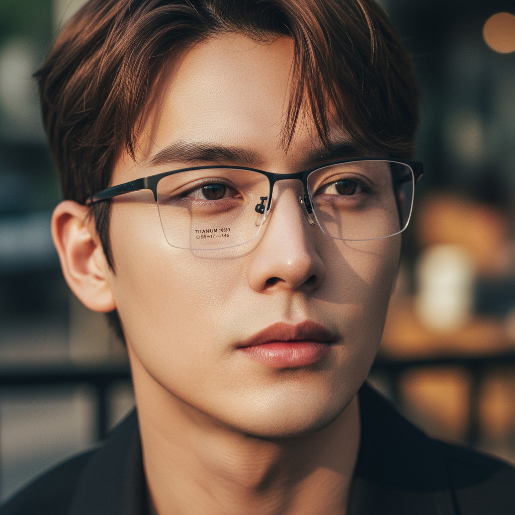 Titanium Plate Front Frame & ULTEM Temples 鈦板前圈 & 塑鋼鏡腿