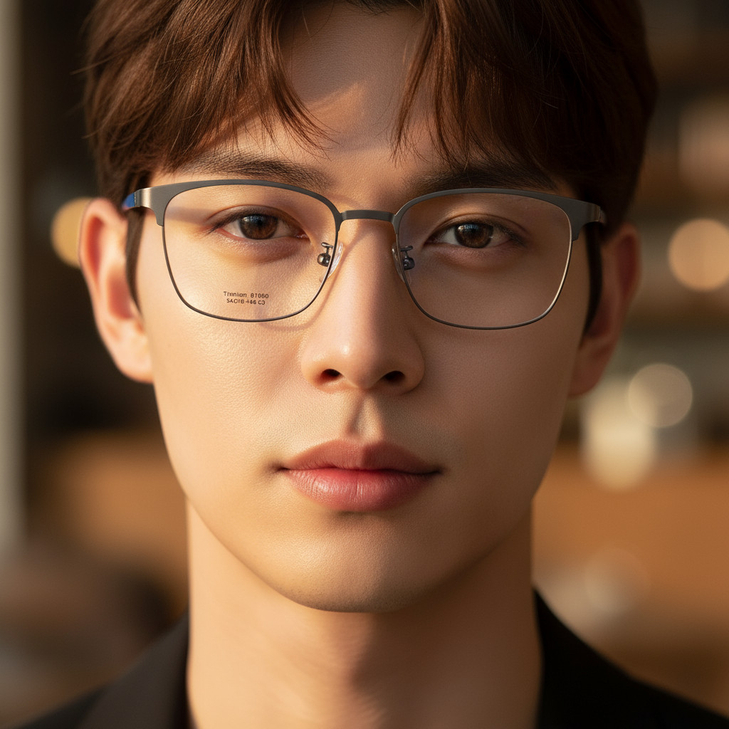 Titanium Front + Plastic Steel Temples 鈦板圈&塑鋼鏡腿